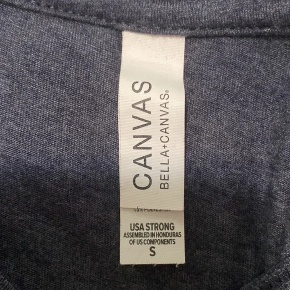 Size small, bella canvas t-shirt, blue - Picture 2 of 2